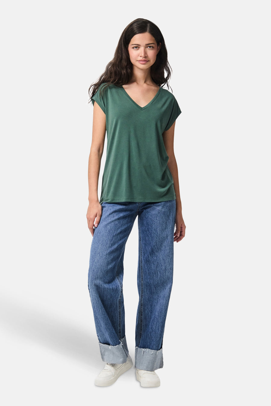 T-shirt - groen - PIECES®