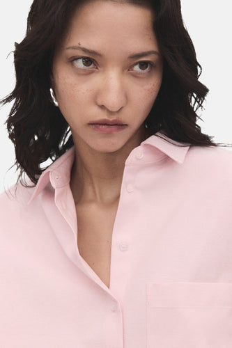 Chemise à manches longues - rose - MANGO - 5