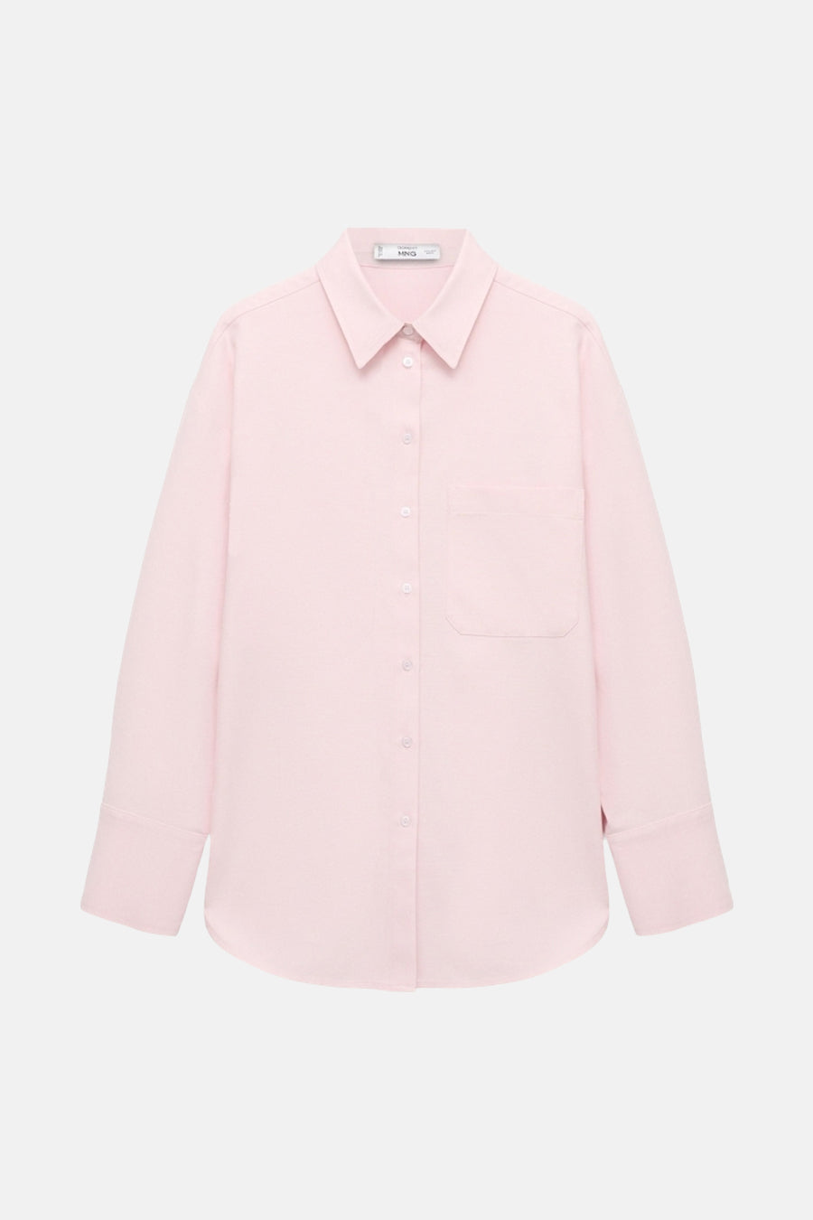 Chemise à manches longues - rose - MANGO - 5