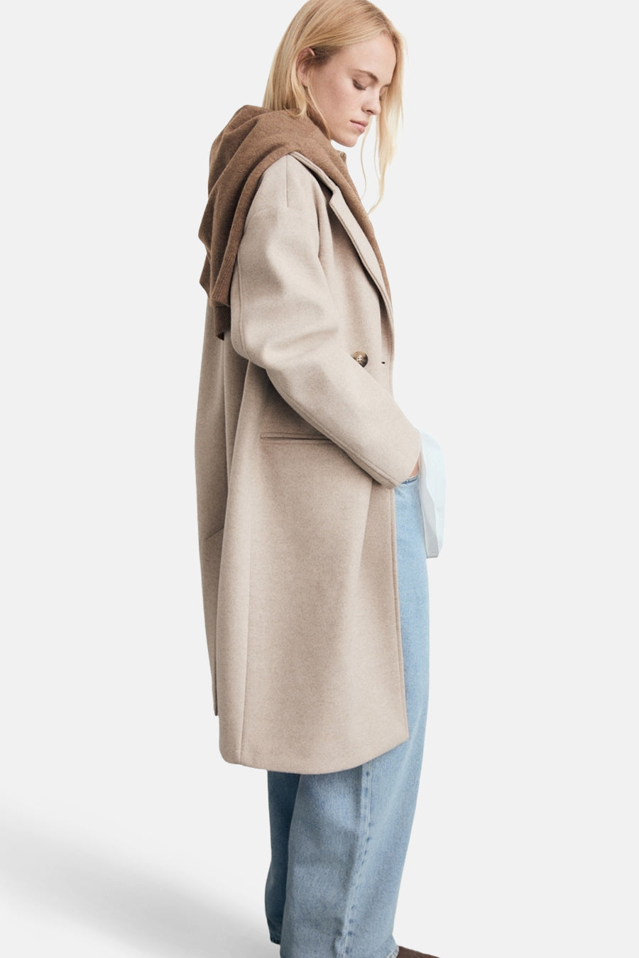 Jas - Beige - MANGO - 4