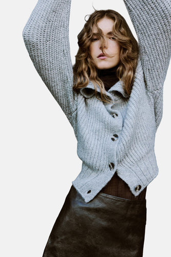 Gilet grijs - MANGO - MANGO