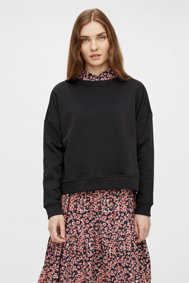 Sweater met ronde hals Zwart - PIECES®