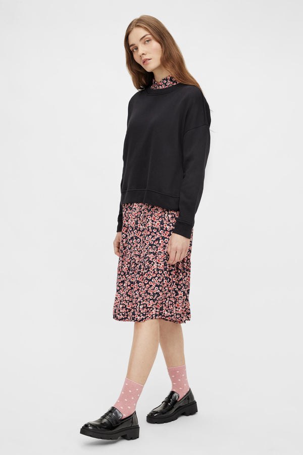 Sweater met ronde hals Zwart - PIECES®