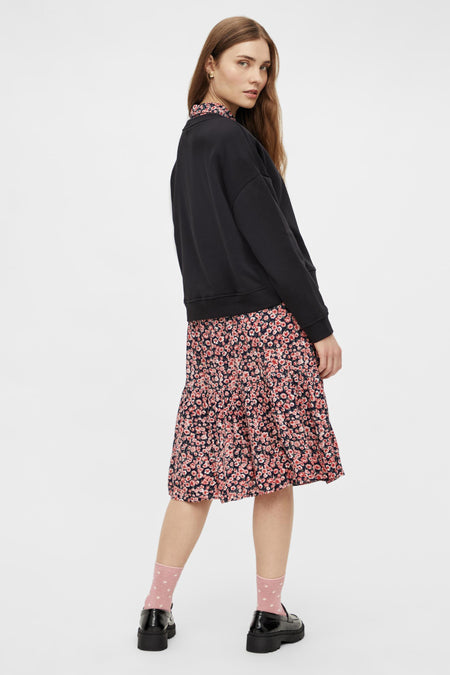 Sweater met ronde hals Zwart - PIECES®