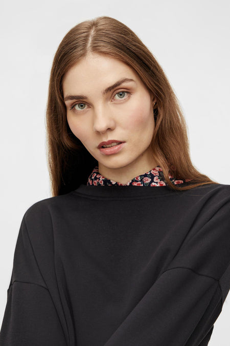 Sweater met ronde hals Zwart - PIECES®