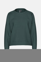 Sweater met ronde hals Groen - PIECES®