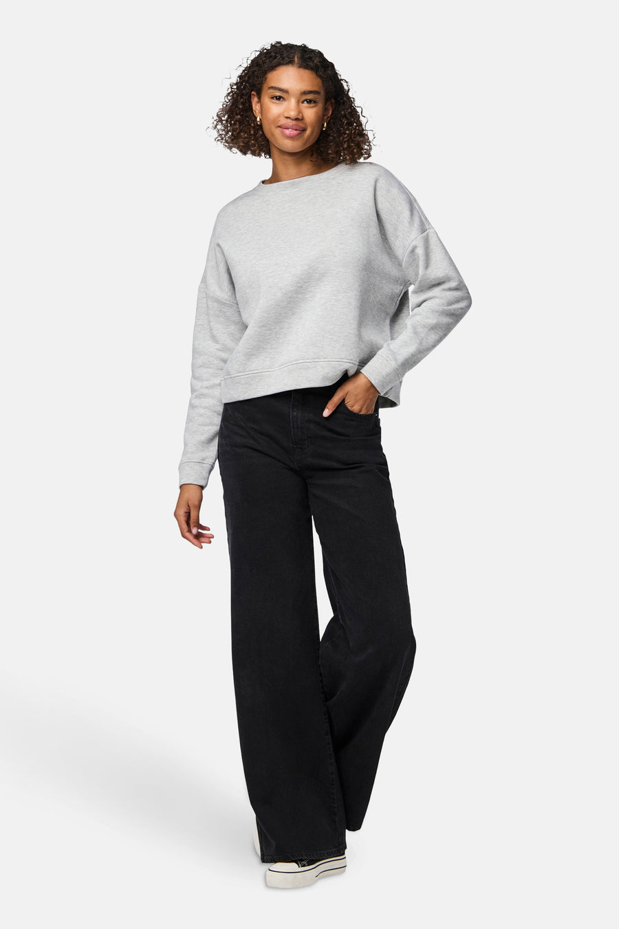 Sweater - grijs - PIECES®