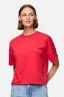 Top (korte mouwen) Rood - PIECES®
