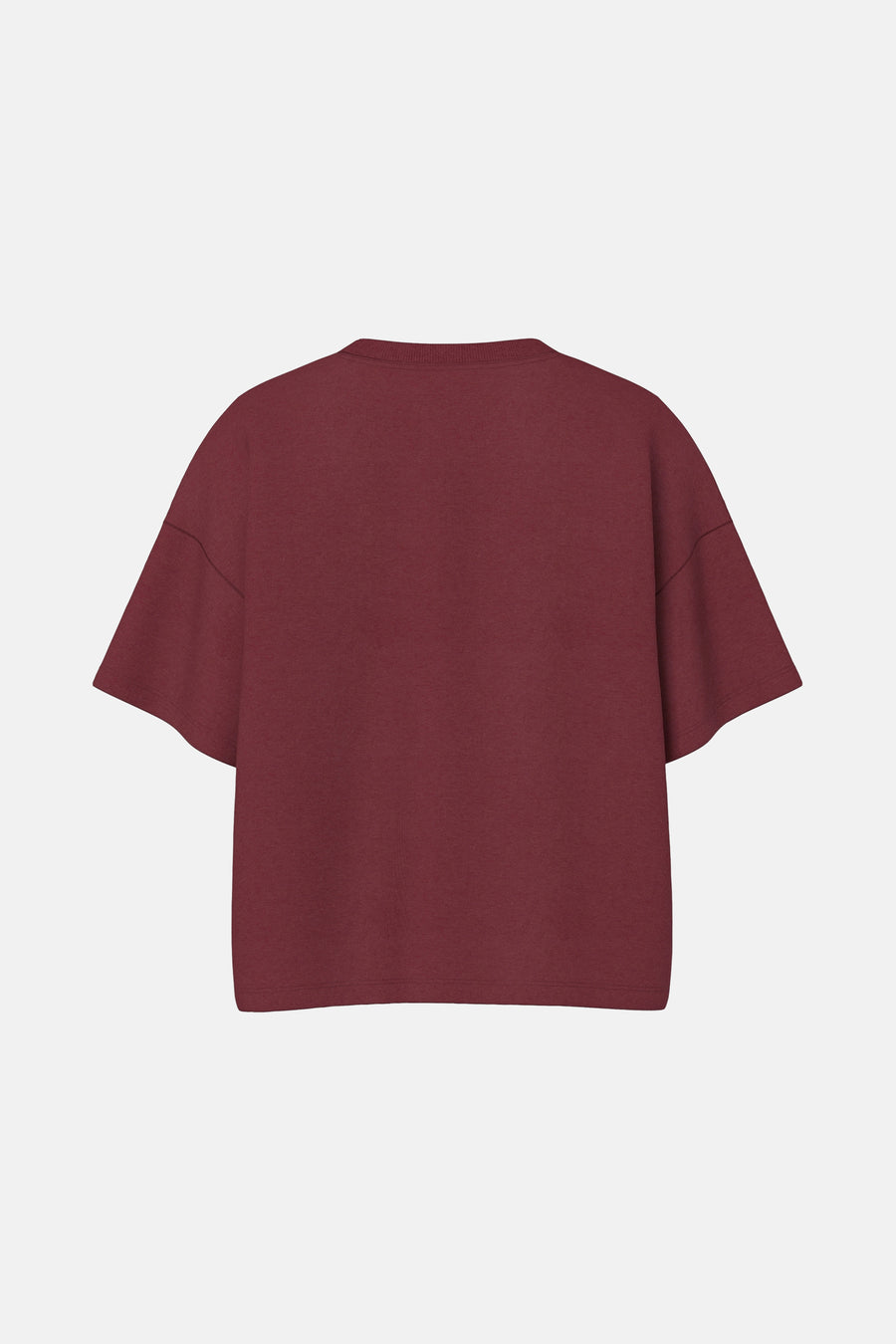 T-shirt met korte mouwen - Bordeaux - PIECES®