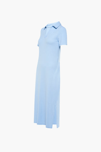 Robe à manches courtes - bleu