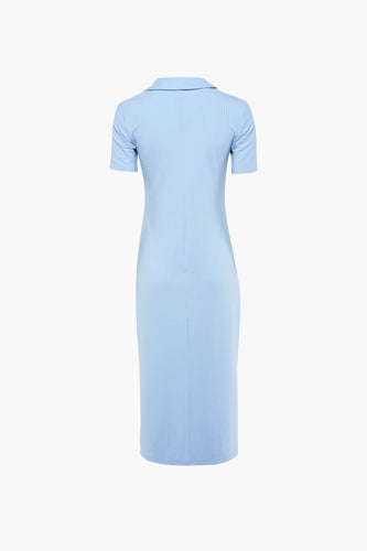 Robe à manches courtes - bleu - PIECES®