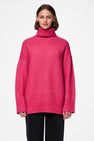 Pull met rolkraag - roze