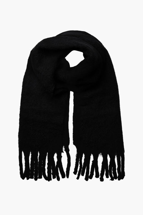 Wintersjaals Zwart - PIECES®