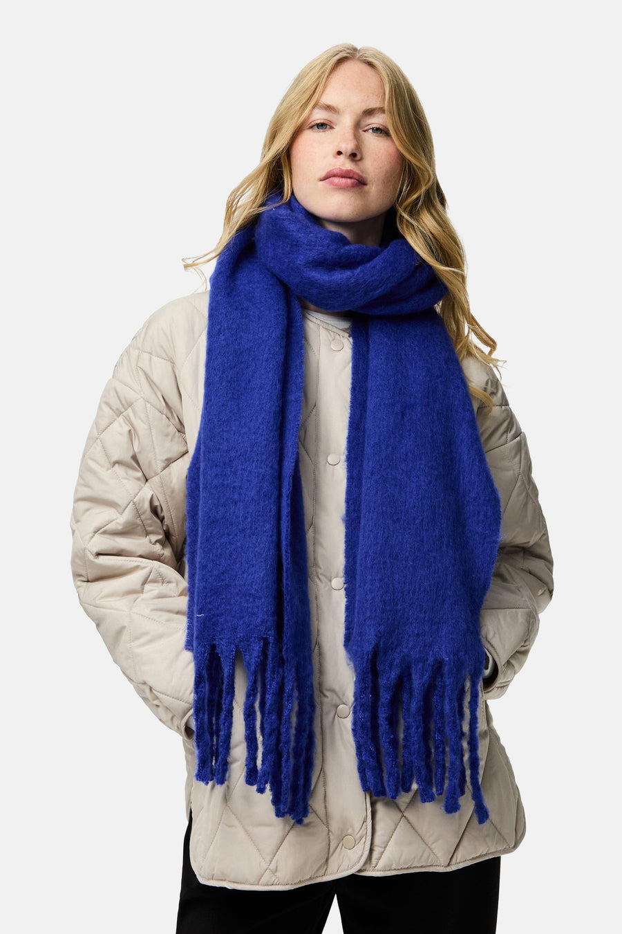 Sjaal - blauw - PIECES®