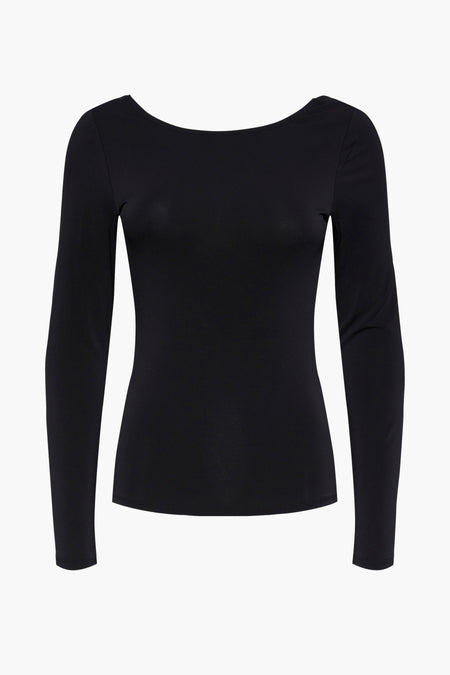 Top (lange mouwen) Zwart - PIECES®