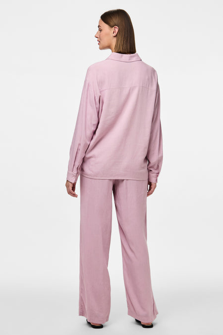 Hemd met lange mouwen - roze