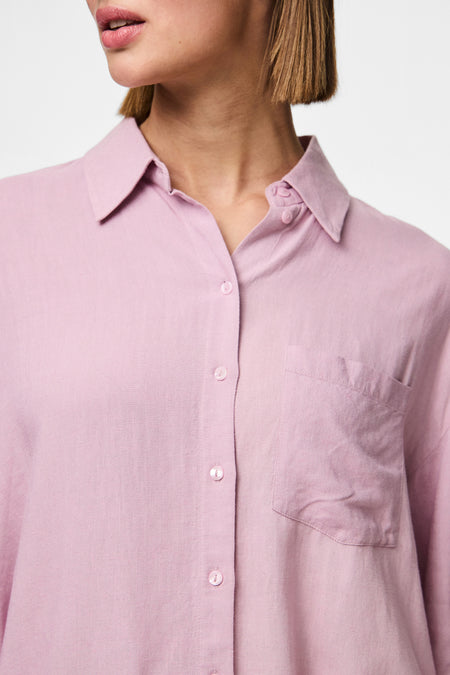 Hemd (lange mouwen) Roze - PIECES®
