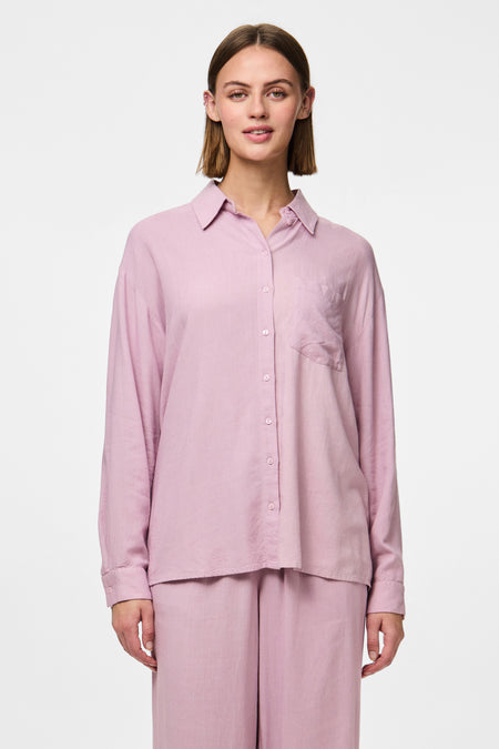 Hemd met lange mouwen - roze