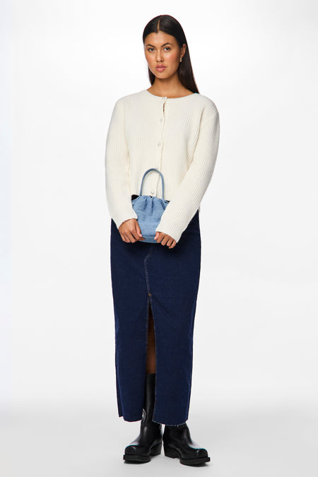 Lange rok - Dark Blue Denim