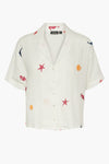 Chemisier (manches courtes) Blanc - PIECES®