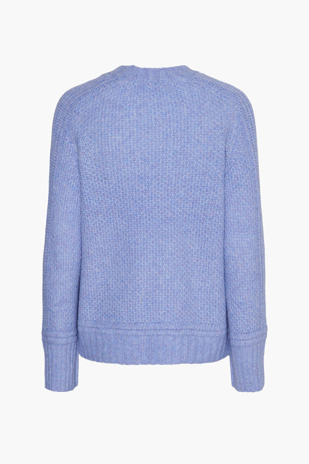 Trui met ronde hals Blauw - PIECES®