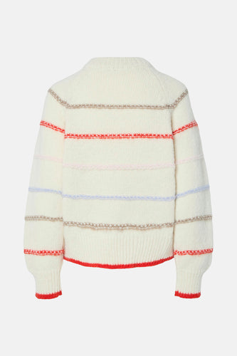 Pull met ronde hals - beige - PIECES®