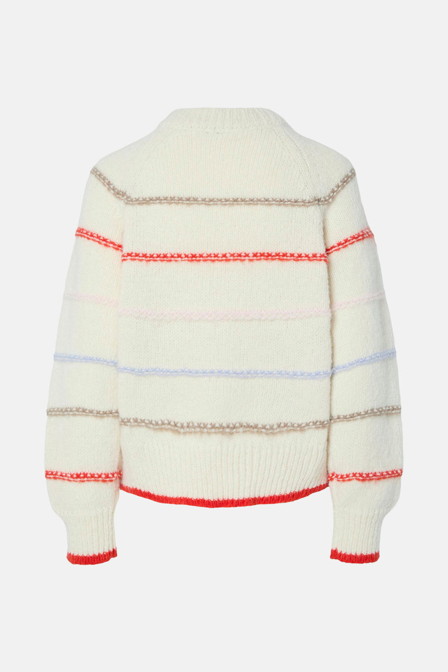 Pull met ronde hals - beige - PIECES®