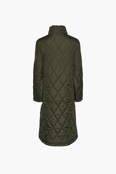 Lange jas Groen - PIECES®