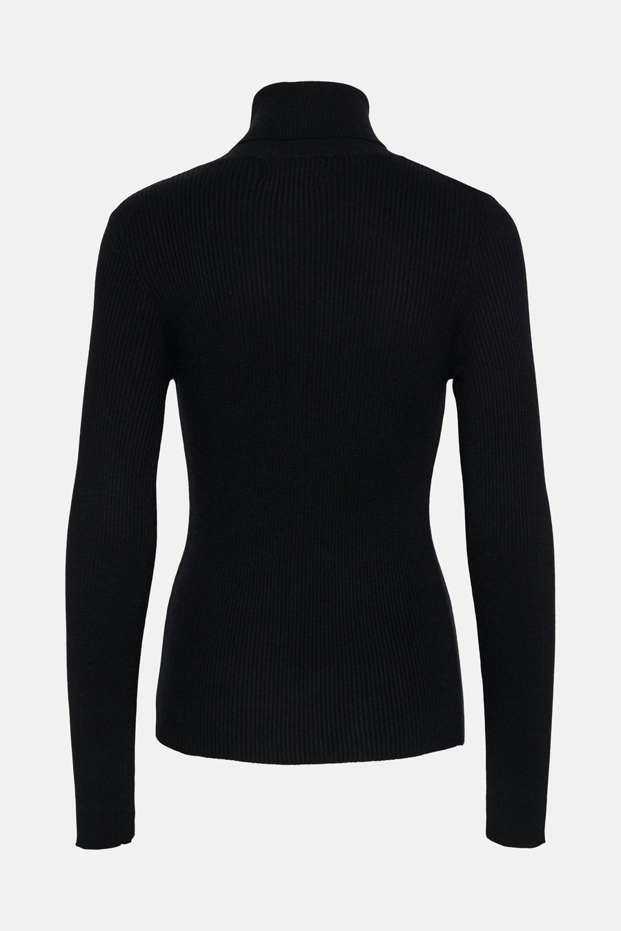 Pull met rolkraag - zwart - PIECES®