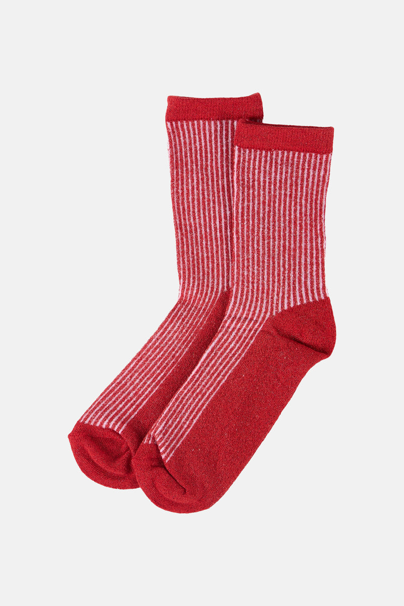 Chaussettes - rouge