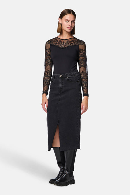 Body zwart - PIECES®