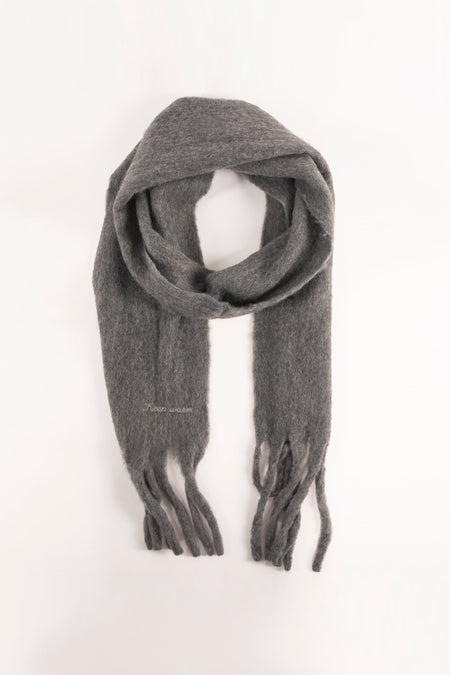 Wintersjaals Grijs - PIECES®