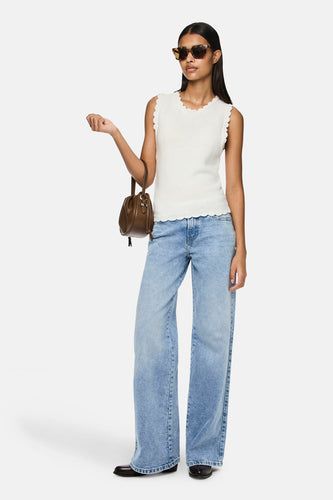 ELMA - Light blue denim - PIECES® - 9