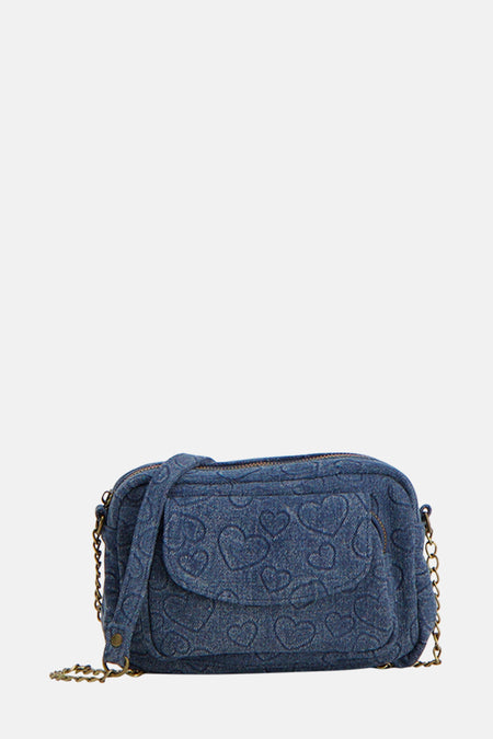 Schoudertas Blauw - PIECES®