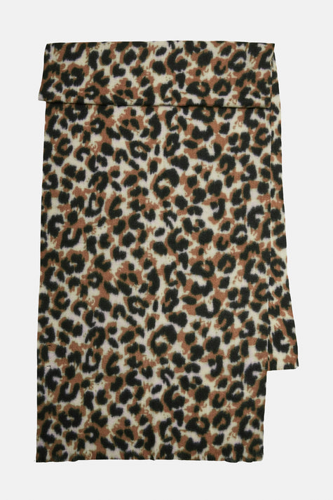 Wintersjaals Bruin - PIECES®