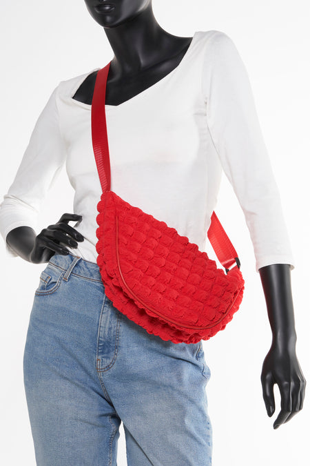Schoudertas Rood - PIECES®