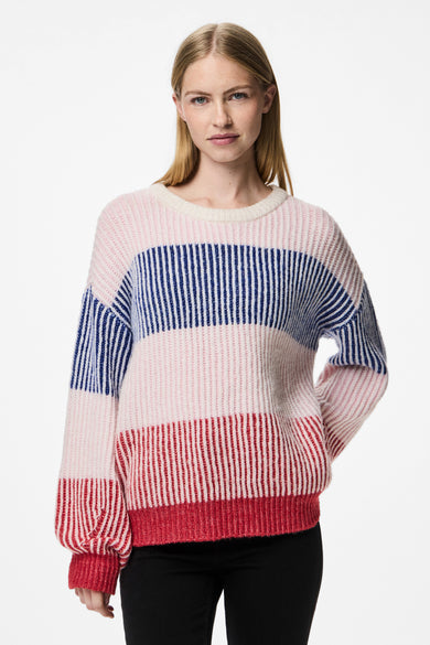 Trui met ronde hals Multicolor - PIECES®