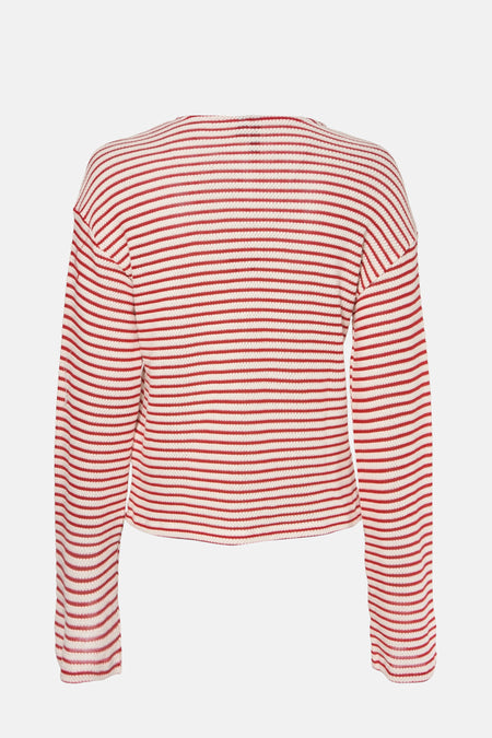 Top (lange mouwen) Rood - PIECES®