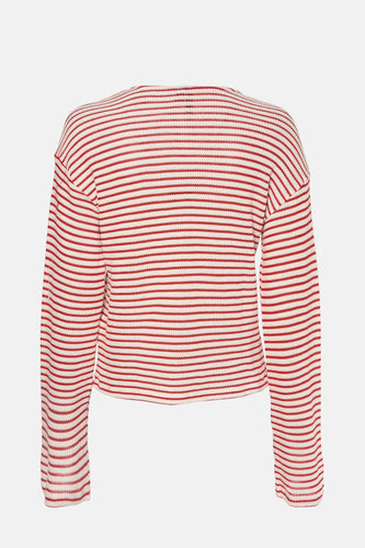 T-shirt à manches longues - rouge - PIECES®