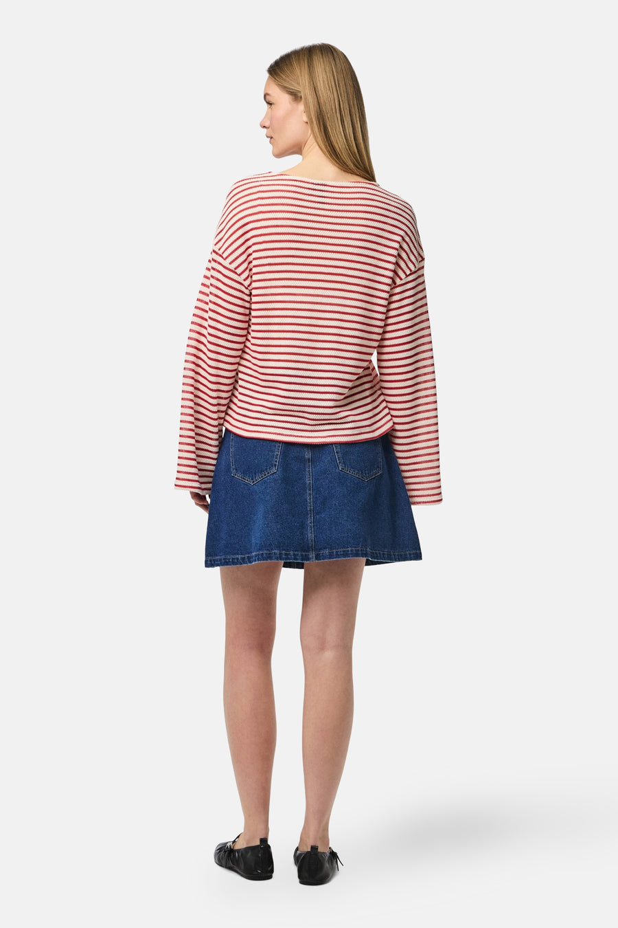 T-shirt à manches longues - rouge - PIECES®