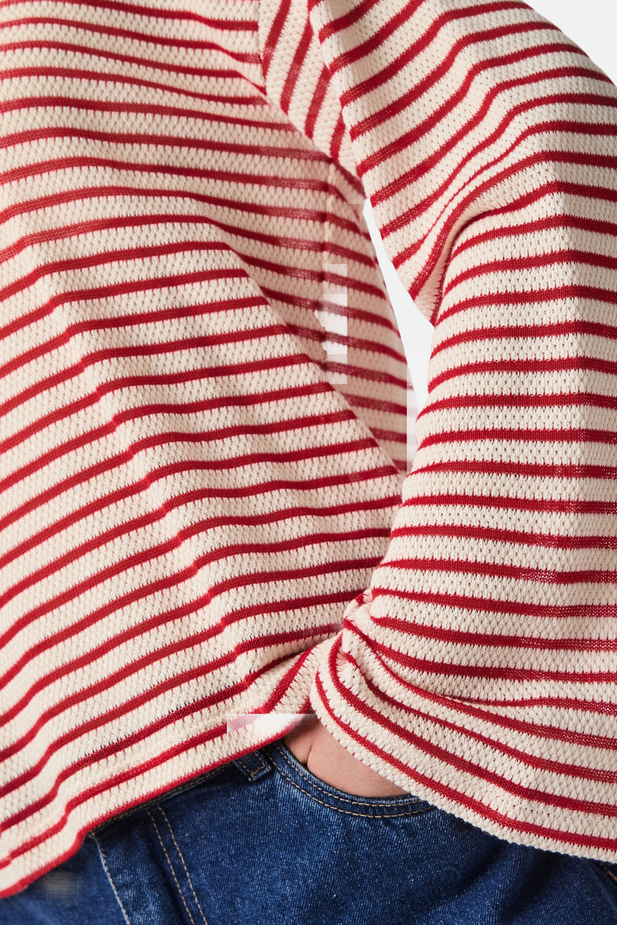 T-shirt à manches longues - rouge - PIECES®