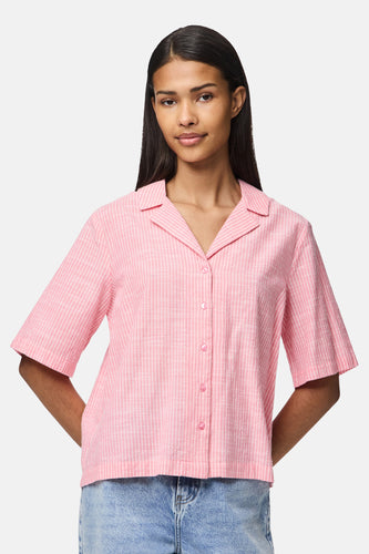 Chemise à manches courtes - rose - PIECES®