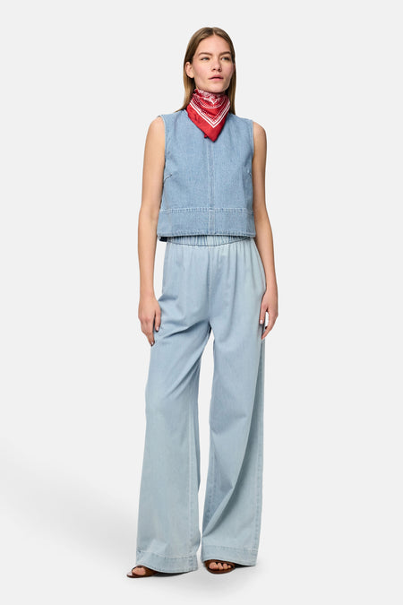 Broek - Light blue denim