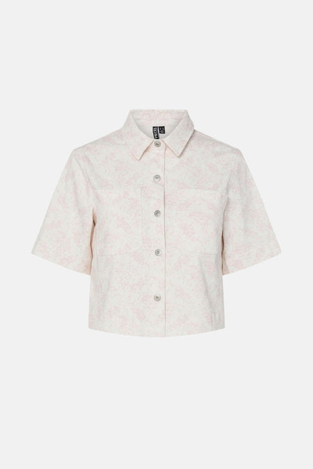 PCSALUME SS DENIM SHIRT