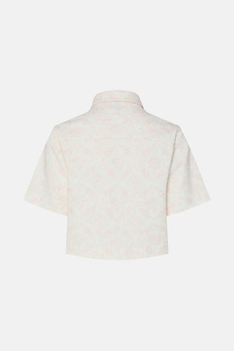 Chemise à manches courtes - Rose - PIECES®