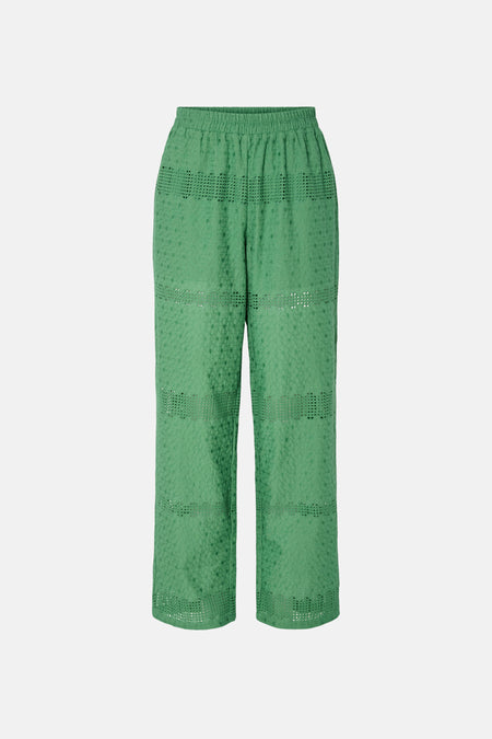 Broek Groen - PIECES®