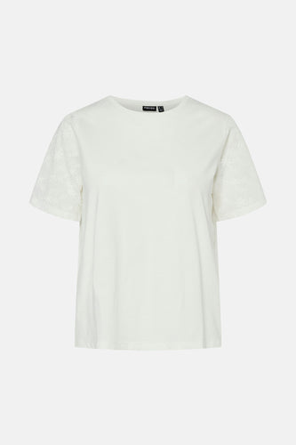 PCTANDREA SS EMBRODIERY T-SHIRT JRS BC