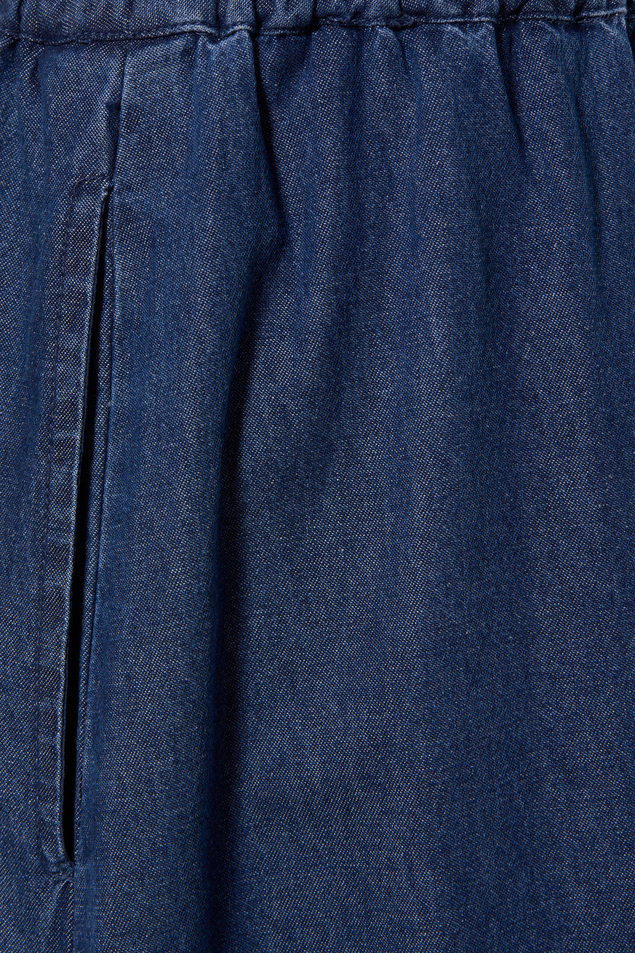 Lange rok - mid blue denim - PIECES®