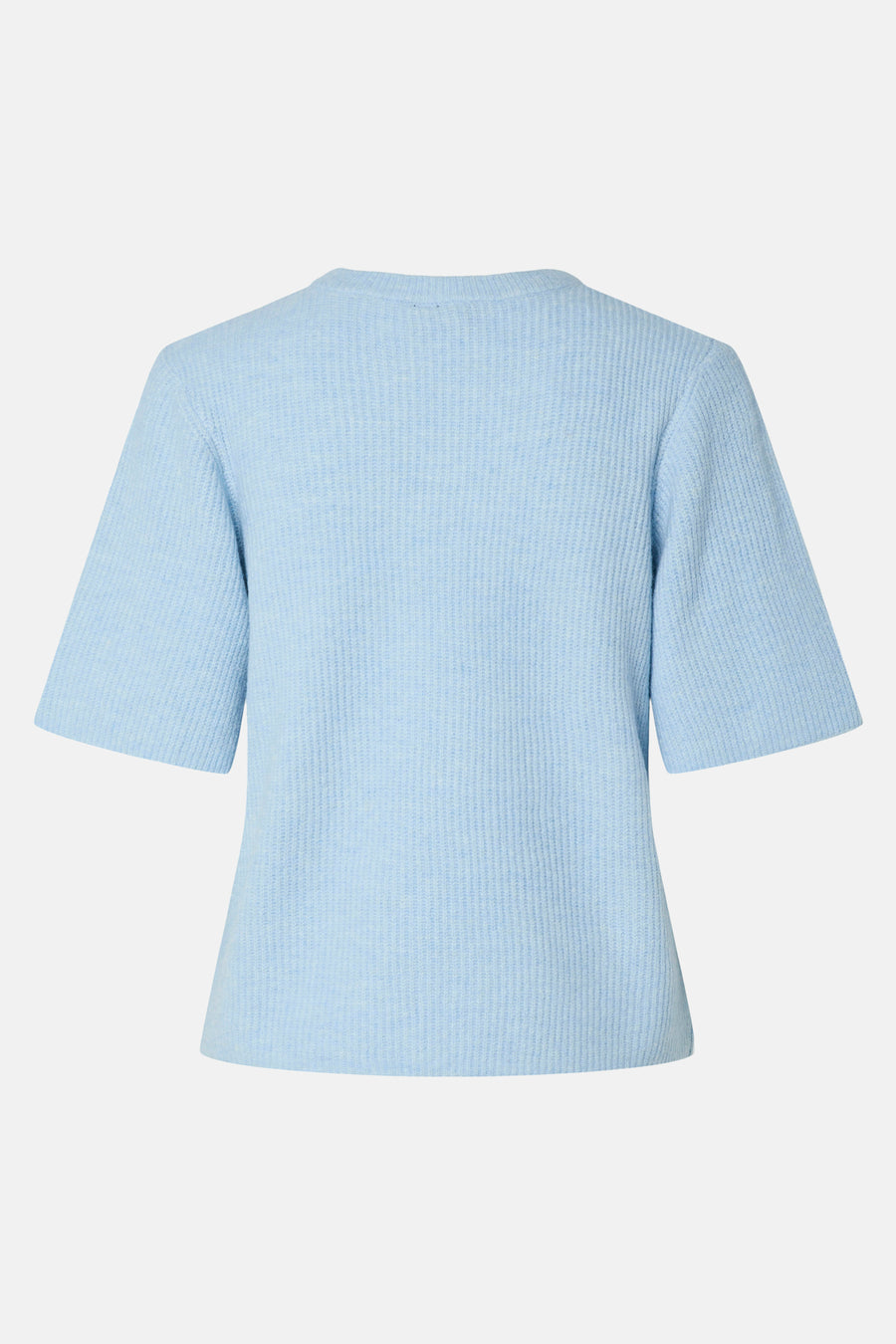 Pull à col rond - Bleu clair - PIECES®