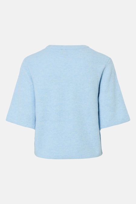Trui met ronde hals Blauw - PIECES®